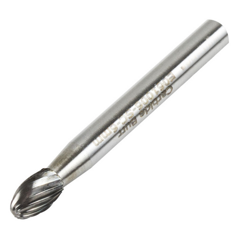 Vortex Carbide Burr Type E - Oval - Single Cut - 8mm Diameter