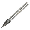 Vortex Carbide Burr Type G - Pointed Tree - Single Cut - 6mm Diameter thumbnail 1