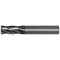 OSG Carbide 4 Flute End Mill Corner Radius TiAlN Coated - Regular Length Centre Cutting For General Applications - 4mm x R0.2 thumbnail 2