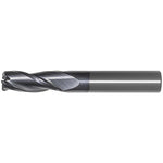OSG Carbide 3 Flute End Mill Corner Radius TiAlN Coated - Regular Length Centre Cutting For General Applications - 6mm x R1.25