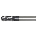 OSG Carbide 4 Flute End Mill Ball Nose TiAlN Coated - Regular Length Centre Cutting For General Applications - 1mm thumbnail 2