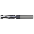 OSG Carbide 2 Flute End Mill Square TiAlN Coated - Long Length Centre Cutting For General Applications - 3mm thumbnail 2