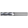 OSG Carbide 4 Flute End Mill Square TiAlN Coated - Long Length Centre Cutting For General Applications - 3mm thumbnail 2