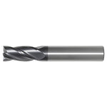 OSG Carbide 4 Flute End Mill Square TiAlN Coated - Regular Length Centre Cutting For General Applications - 12mm