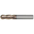OSG Carbide 4 Flute Variable Lead End Mill Ball Nose TiAlN Coated - Regular Length - For Titanium & General  Applications - 3mm thumbnail 2