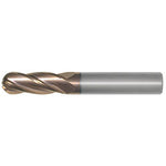 OSG Carbide 4 Flute Variable Lead End Mill Ball Nose TiAlN Coated - Regular Length - For Titanium & General  Applications - 8mm