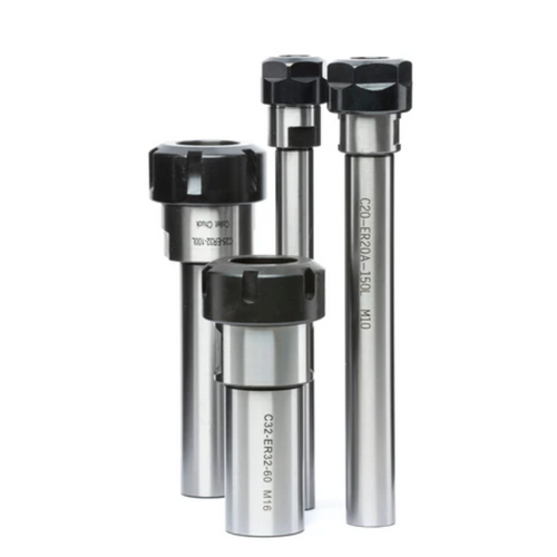 Omega Products ER Collet Extension - Castle Nut (UM) - Straight Shank - C40 ER32 x 85mm