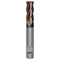 OSG Carbide Variable Helix End Mill Square Edge - Weldon Shank TiSlN Coated - For Exotics, Nickel & Titanium Alloys - 6mm thumbnail 2