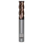 OSG Carbide Variable Helix End Mill Square Edge - Weldon Shank TiSlN Coated - For Exotics, Nickel & Titanium Alloys - 12mm