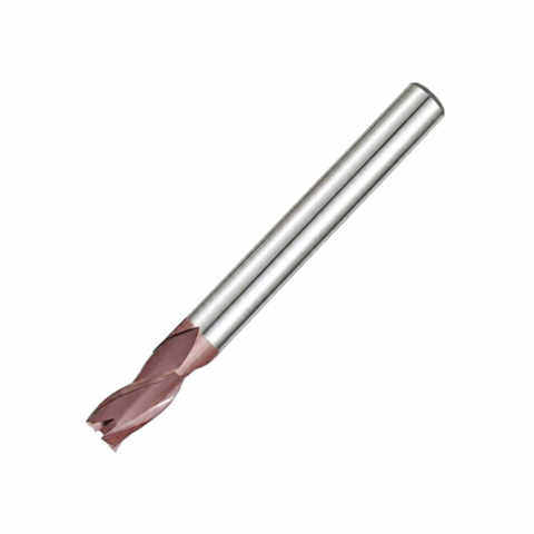 Vortex End Mill 3 Flute Long Length Centre Cutting 30 Helix TiSiN Coated For 55HRC - 20mm