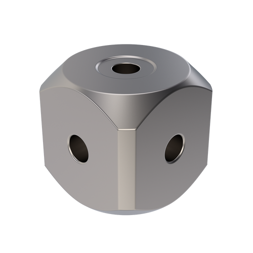 ITP Cubes - titanium Base Material - M5 Thread x 15mm Head Diameter - WTM500015000OZ