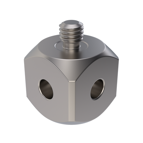 ITP Cubes - titanium Base Material - M5 Thread x 15mm Head Diameter - WTM500015000