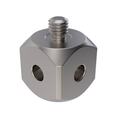 ITP Cubes - titanium Base Material - M5 Thread x 15mm Head Diameter - WTM500015000