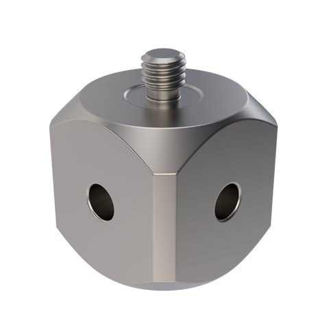 ITP Cubes - titanium Base Material - M5 Thread x 20mm Head Diameter - WTM500020000