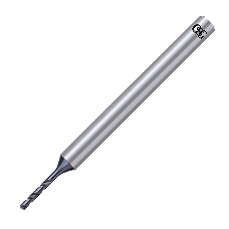 OSG Micro Carbide Drill - Micro Spiral - TiAlN Coated - 0.20mm