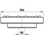ITP Adaptor Plate Vast - aluminium Base Material - M5 Thread Size - ATM5SCHAL001