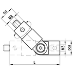 ITP Knuckles - stainless steel Base Material - M3 Thread x 17mm Overall Length - GIM300004017