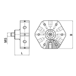 ITP Cubes - titanium Base Material - M5 Thread x 21mm Overall Length - KHM5L0613021