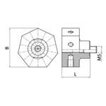 ITP Cubes - titanium Base Material - M5 Thread x 21mm Overall Length - KHM5L0713021