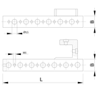 ITP Styli Holder - titanium Base Material - M5 Thread x 140mm Overall Length - MAM500020140
