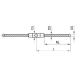 ITP Star Styli - Others - Ruby Ball - M3 XXT Thread x 21mm Measuring Length - SCM303005030/180°