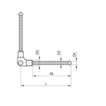 ITP Star Styli - Others - Ruby Ball - M3 XXT Thread x 21mm Measuring Length - SCM303005030/90°
