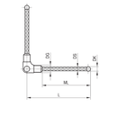 ITP Star Styli - Others - Silicon Nitride Ball - M3 XXT Thread x 11mm Measuring Length - SCM3S3005020/90°