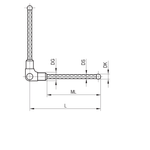 ITP Star Styli - Others - Silicon Nitride Ball - M3 XXT Thread x 21mm Measuring Length - SCM3S3005030/90°