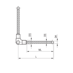 ITP Star Styli - Others - Silicon Nitride Ball - M3 XXT Thread x 31mm Measuring Length - SCM3S3005040/90°