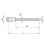 ITP Star Styli - Others - Silicon Nitride Ball - M3 XXT Thread x 31mm Measuring Length - SCM3S3005040