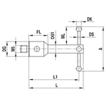 ITP Star Styli - Type W - Ruby Ball - M5 Thread x 2mm Measuring Length - SIM500811040
