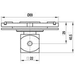 ITP Adaptor Plate Vast - aluminium Base Material - M5 Thread Size - TPM5MESSO002