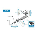 100mm / 4 ART1 Standard Series Vice With Pull Down Grooved Jaws (Gerardi) - 3.01.00000 thumbnail 2