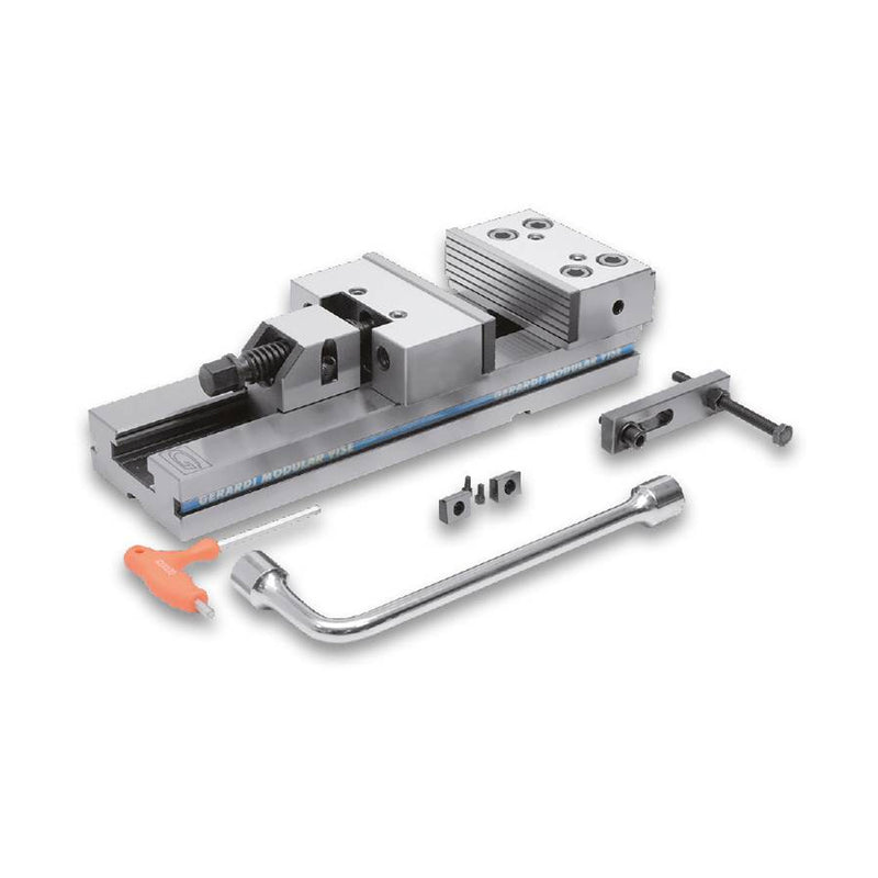 100mm / 4" ART14  Standard Series Vice With Straight Plate Jaws (Gerardi) - 1.14.10000