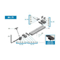 100mm / 4" ART21 Standard Series Vice (XL) With Pull Down Grooved Jaws (Gerardi) - 2.21.12900 thumbnail 2