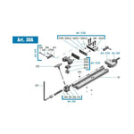 175mm / 7" ART30A Standard Series Vice (XL Double) With Quick Hand Change Jaws (Gerardi) - 2.30.A4170