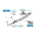 100mm / 4" ART34 Standard Series Vice (XL Double) With Straight Jaws (Gerardi) - 2.34.19000 thumbnail 2