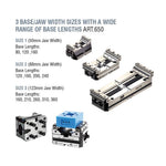 123mm / ART650 CompactGRIP Self Centring 5 Axis Machine Vice With Reversible Hard Jaws - ART650 Series (Gerardi) - 7.65.03260