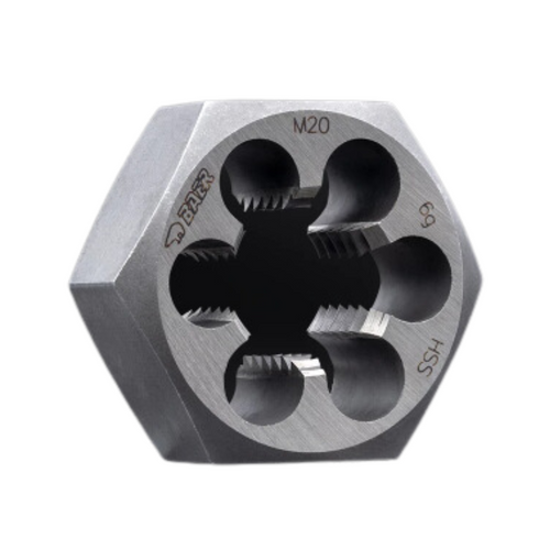 Baer Hexagon Die Nut HSS -  Metric Coarse -  Right Hand - For General use - M8 x 1.25