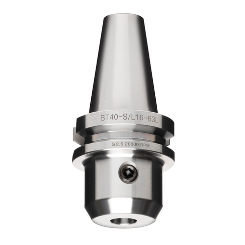 Omega Products BT40 End Mill Holder - S/L08 - 20,000 RPM - G2.5 - 8mm Bore Size - 50mm Gauge Length - Form AD