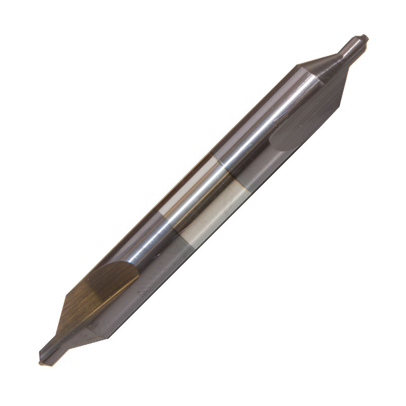 Vortex Carbide Centre Drills - 60° TiAlN Coated - 0.5mm