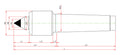 Widin Live Centre - CNC Standard - Carbide Tipped - D50C Type - NO.3 thumbnail 2
