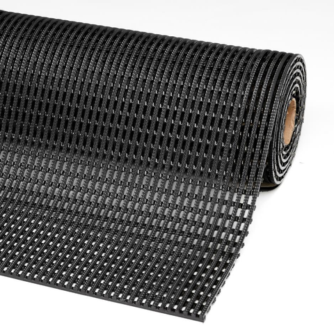 Work Well Mats Industrial grade welded duckboard design - Deck-Safe - 1220x10000x12mm (BK/BK)