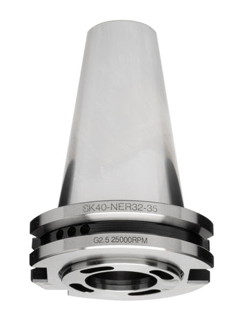 Omega Products DV40 ER Collet Chuck - Short Type - 25,000RPM - G2.5 - DIN69871 - 35mm Gauge Length