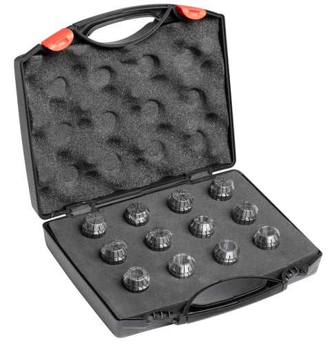 Omega Products ER20 Collet Set High Pressure Sealed - 10 Micron Run-Out - 11 Pieces