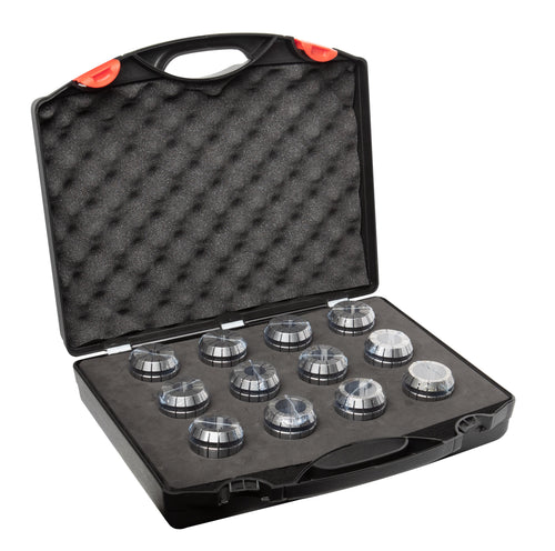 Omega Products ER50 Collet Set Standard Precision - 10 Micron Run-Out - 12 Pieces