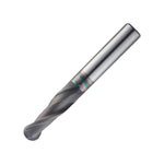 Widin Carbide End Mill For Graphite - 2 Flute Neck Type Ball Nose - 1.5mm x 30mm x70mm