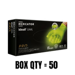 Ideall® Grip Green Multi use Disposable Glove - 1 pack of 50 Gloves - XXL