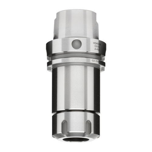 Omega Products HSK63A ER25 Collet Chuck - G2.5 - 25,000RPM - Gauge Length 160mm