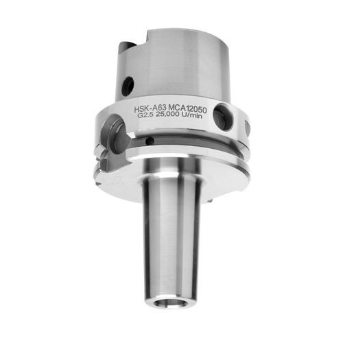 Omega Products HSK63A Milling Cutter Arbor - G2.5 - 25,000RPM - M12 - 150mm Length